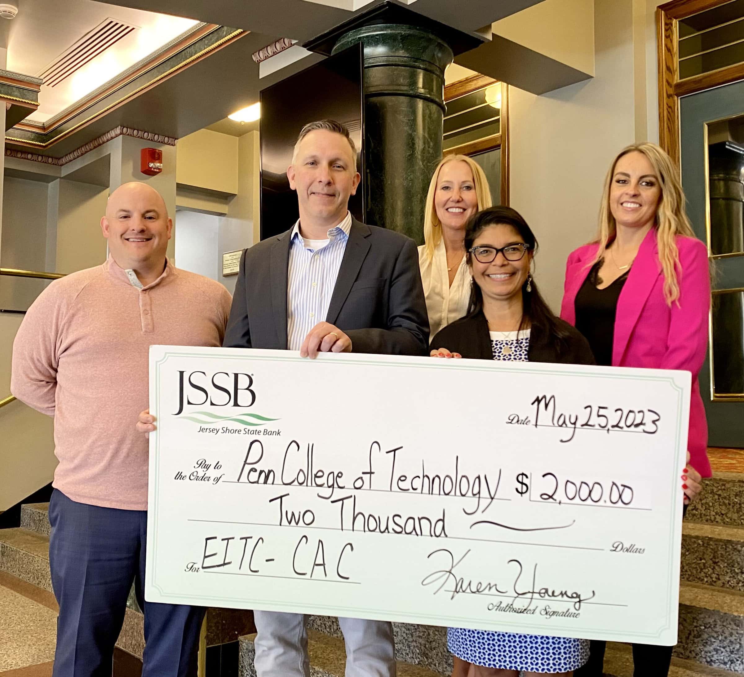 Community Arts Center awarded $2,000 from Jersey Shore State Bank